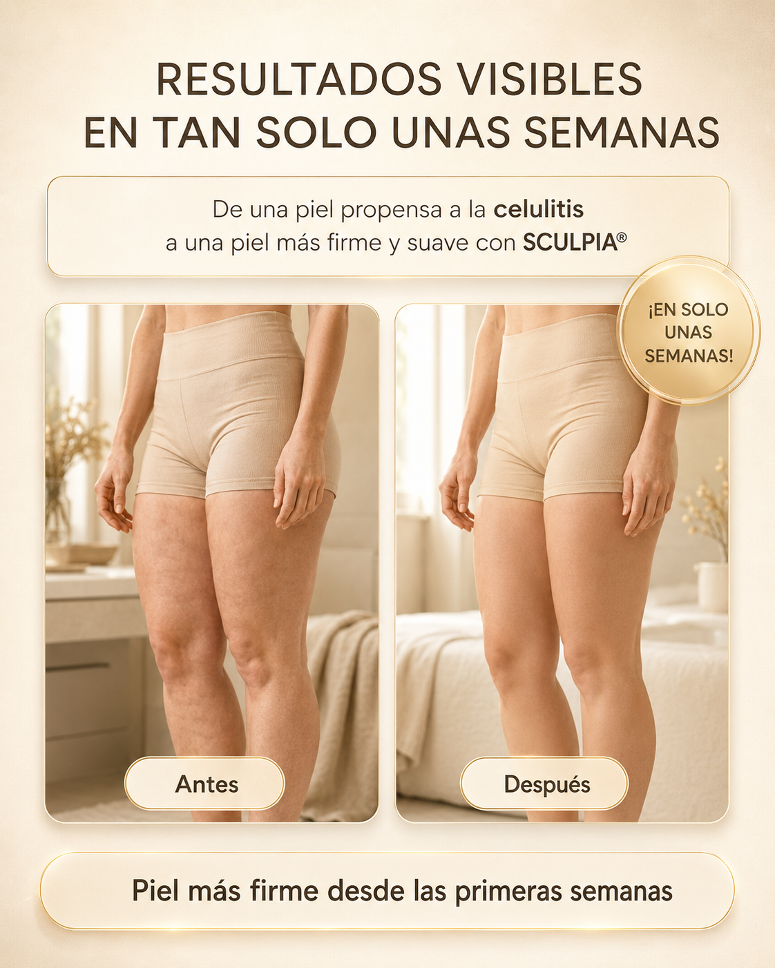 SCULPIA® Lift™ – Sistema 4 en 1: Desinflamación Inmediata y Reducción de Celulitis Rebelde